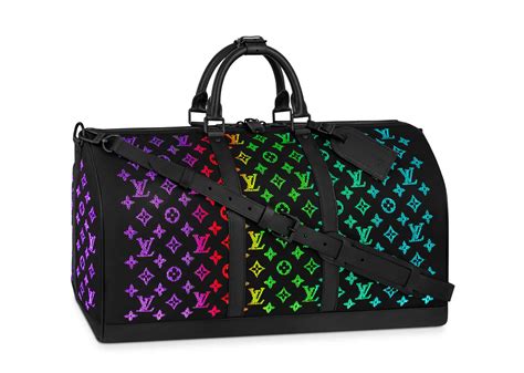 lv glow bag|Louis Vuitton Keepall LED Monogram 50 Black .